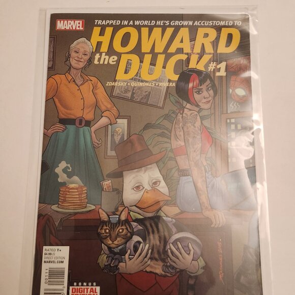 Howard The Duck #1H (2015) Marvel Comics, 1st Full Appearance of Gwenpool, NM - Picture 13 of 14